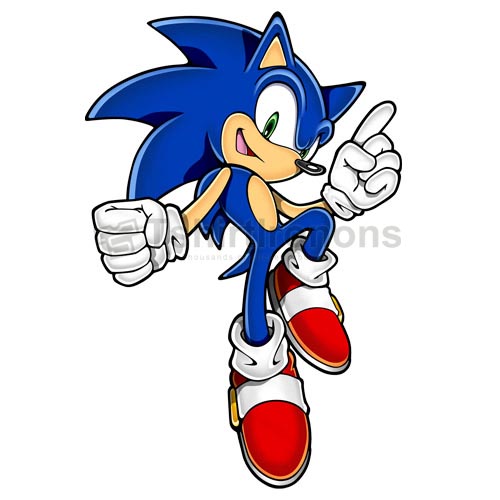 Sonic the Hedgehog T-shirts Iron On Transfers N7999 - Click Image to Close